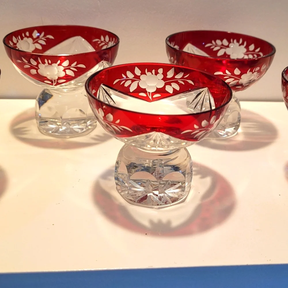 Vintage Crystal Decanter Set
